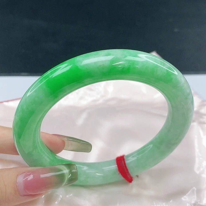 翡翠未镶嵌手镯圈62.6，11022