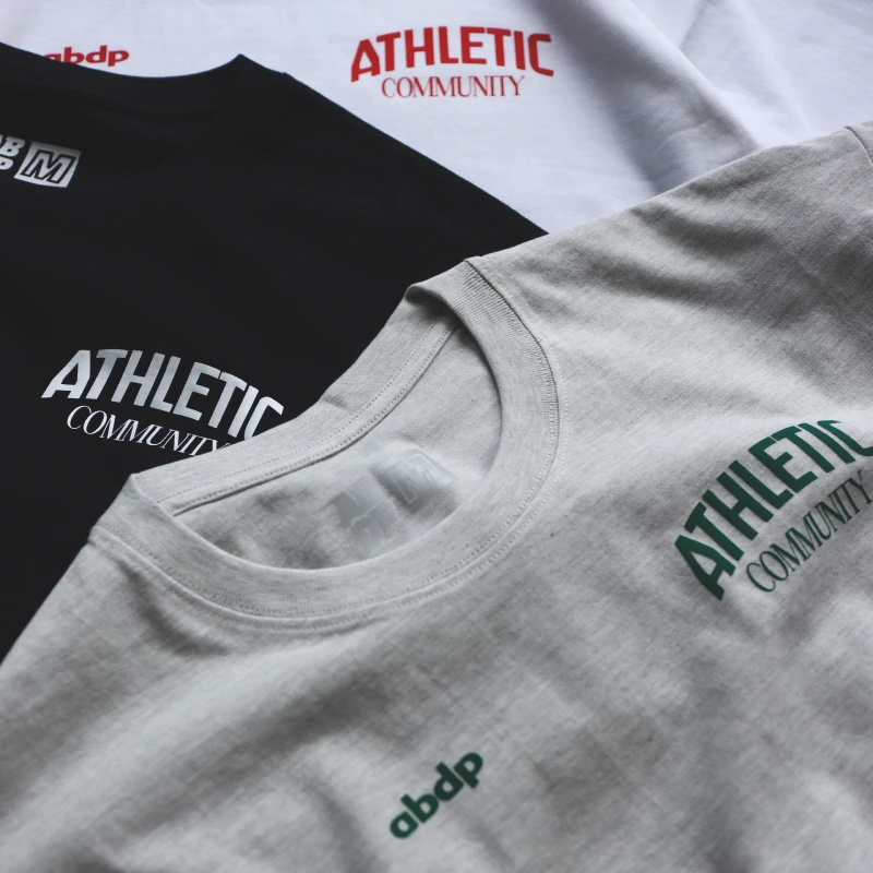 ABDP夏季新款男士短袖T恤美式百搭棉质运动休闲印花宽松圆领简约