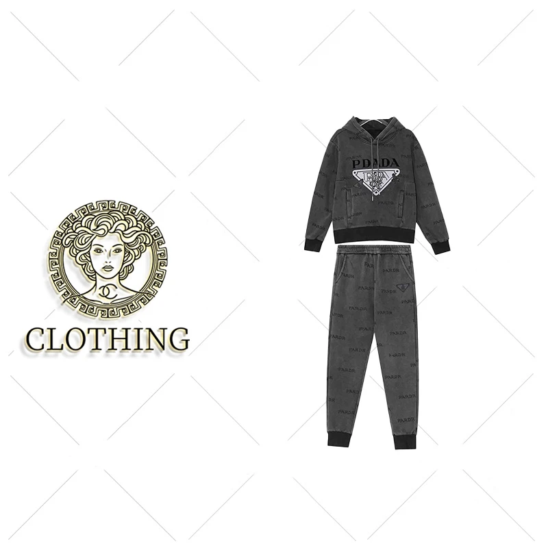 【CLOTHING/原创设计】A712089新款洋气百搭休闲套装