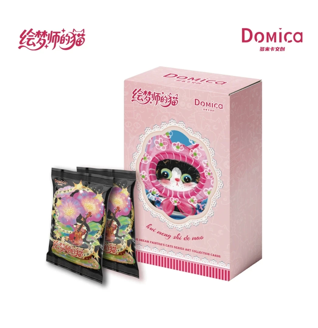 【绘梦师的猫浮浮】Domica绘梦师的猫正版潮玩艺术家系收藏卡牌代拆