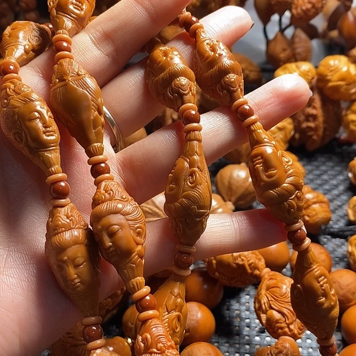 吊坠橄榄核柳叶观音