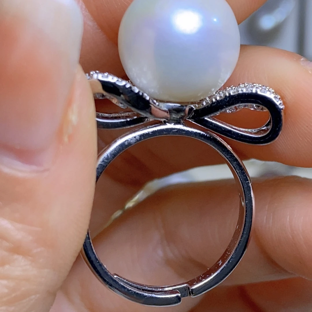 笑***湖未镶嵌淡水珍珠珠宝奇石