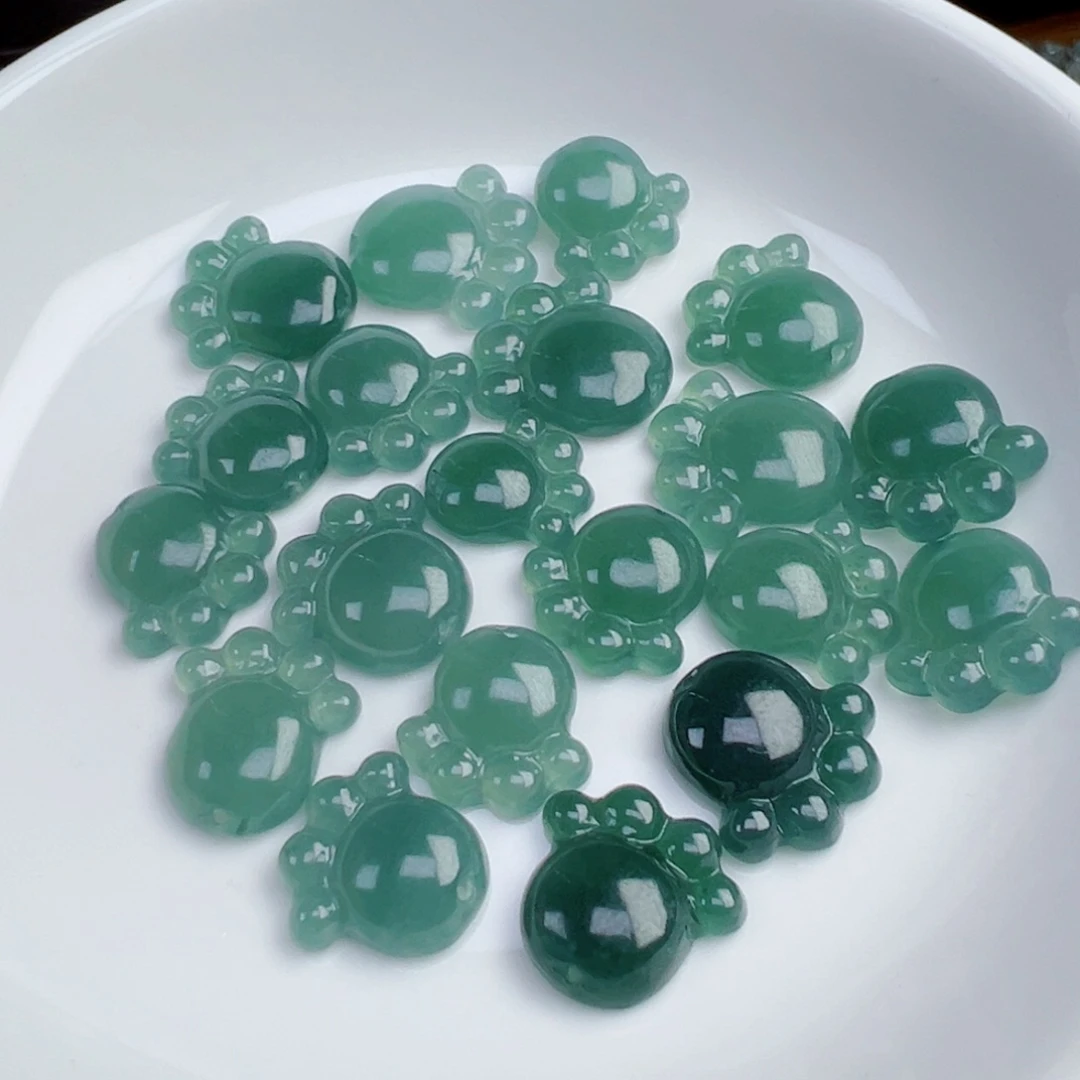 翡翠散珠危地马拉猫爪一个