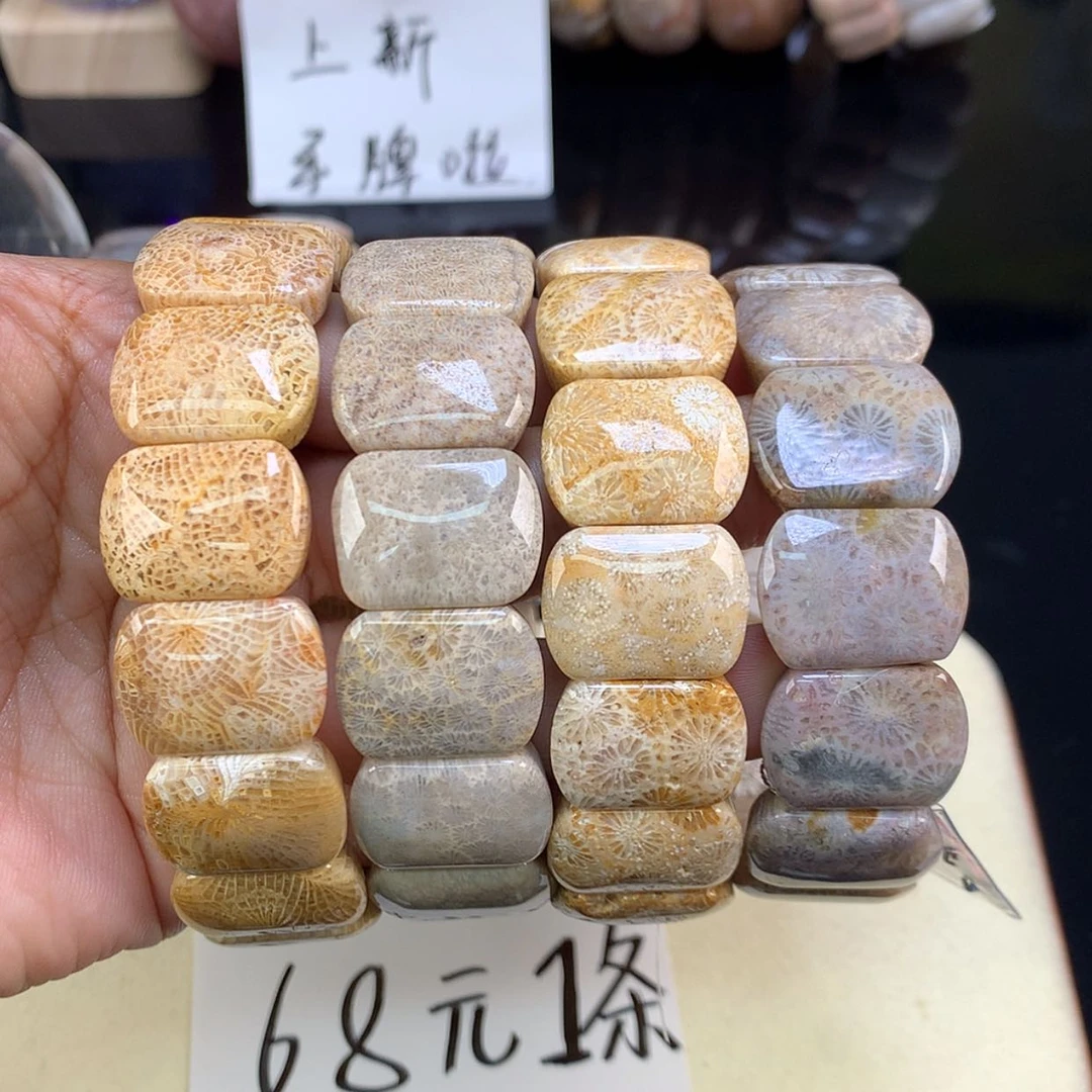 【闪购商品】颈饰未镶嵌硅化珊瑚（珊瑚玉）11号上新68一条可挑