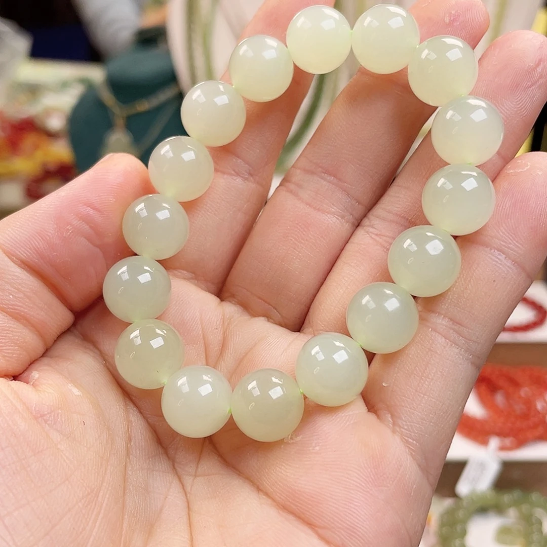 和田玉手链未镶嵌12