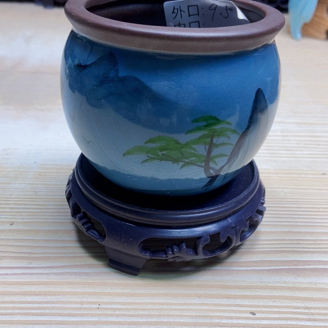 瓷片陶瓷花盆陶瓷艺术