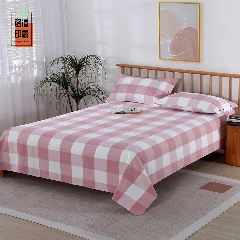 精梳棉-温馨大格系列-母婴A类、100%纯棉色织、不起球不掉色