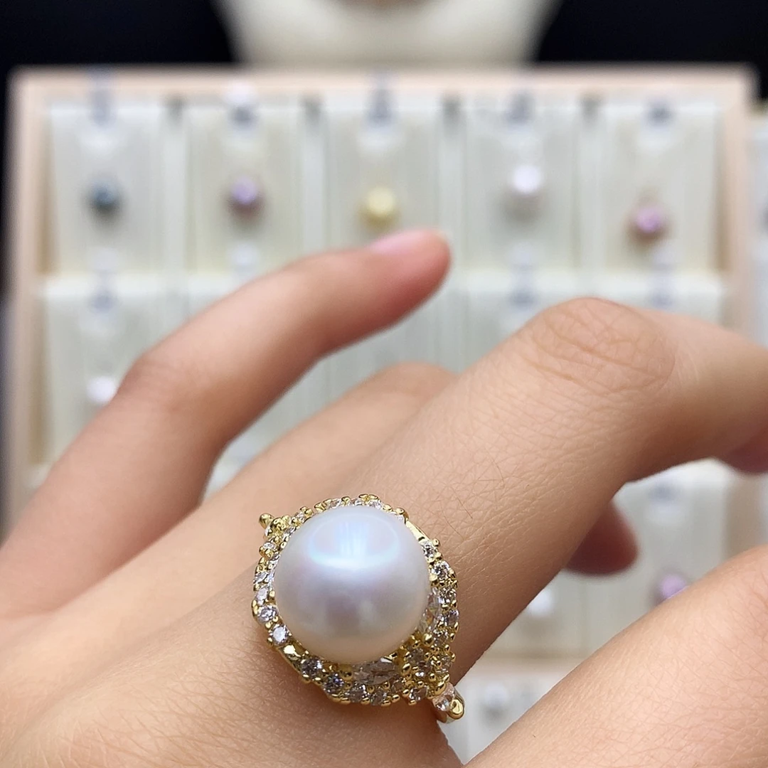 合金淡水珍珠颈饰