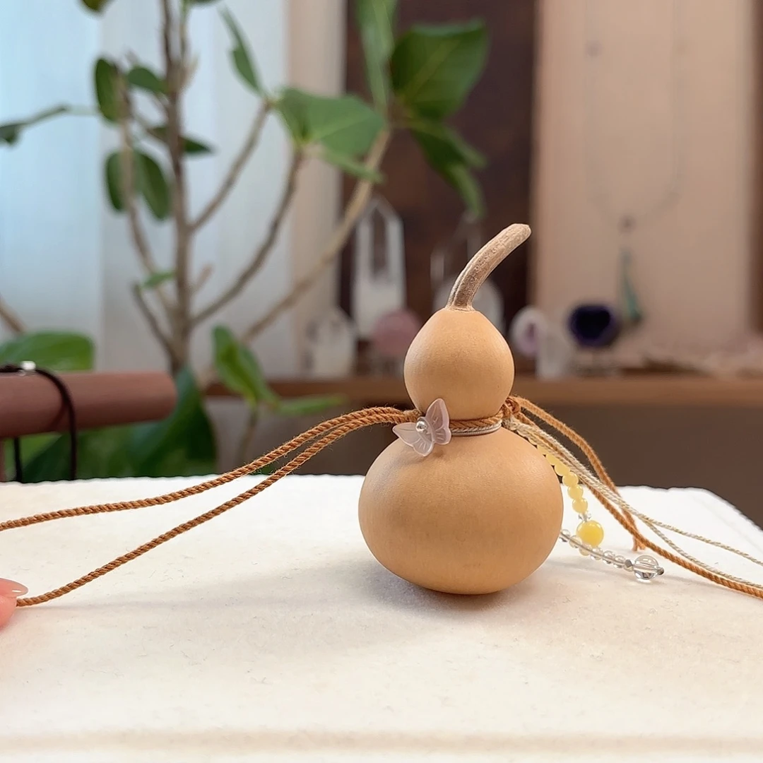 手绳烟晶银S925镶嵌葫芦