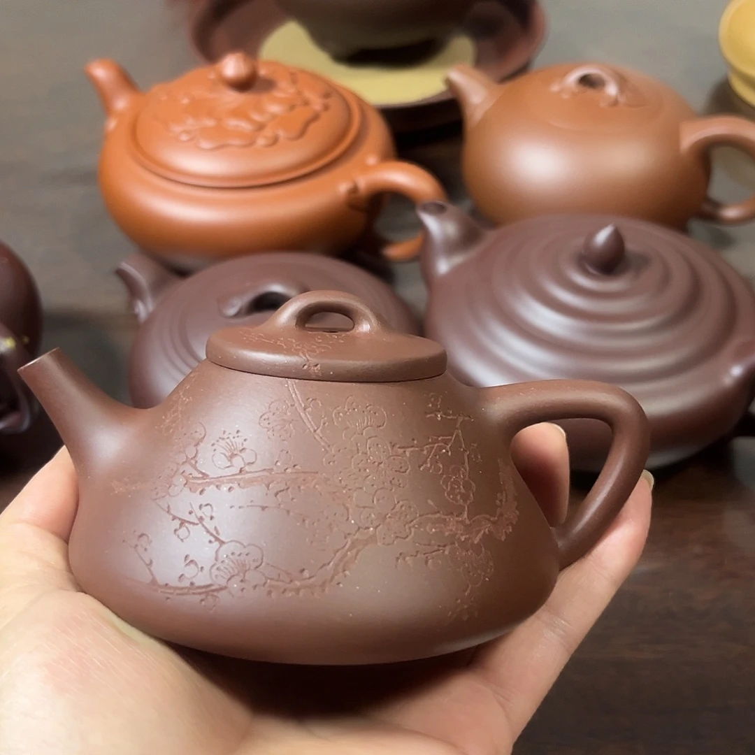 茶壶紫砂宜兴原矿紫砂壶手工艺品