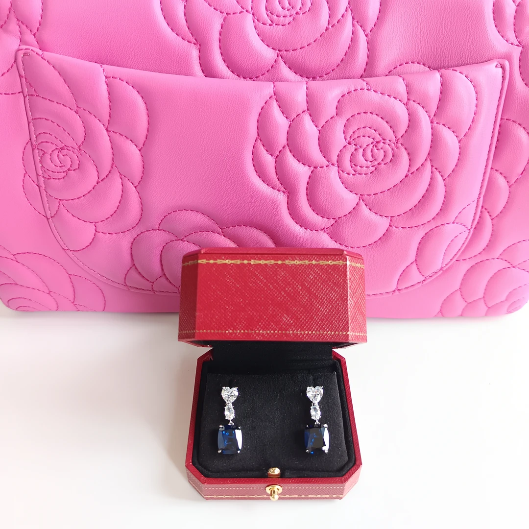 2803蓝耳钉--蓝--精工蓝耳钉赠礼盒