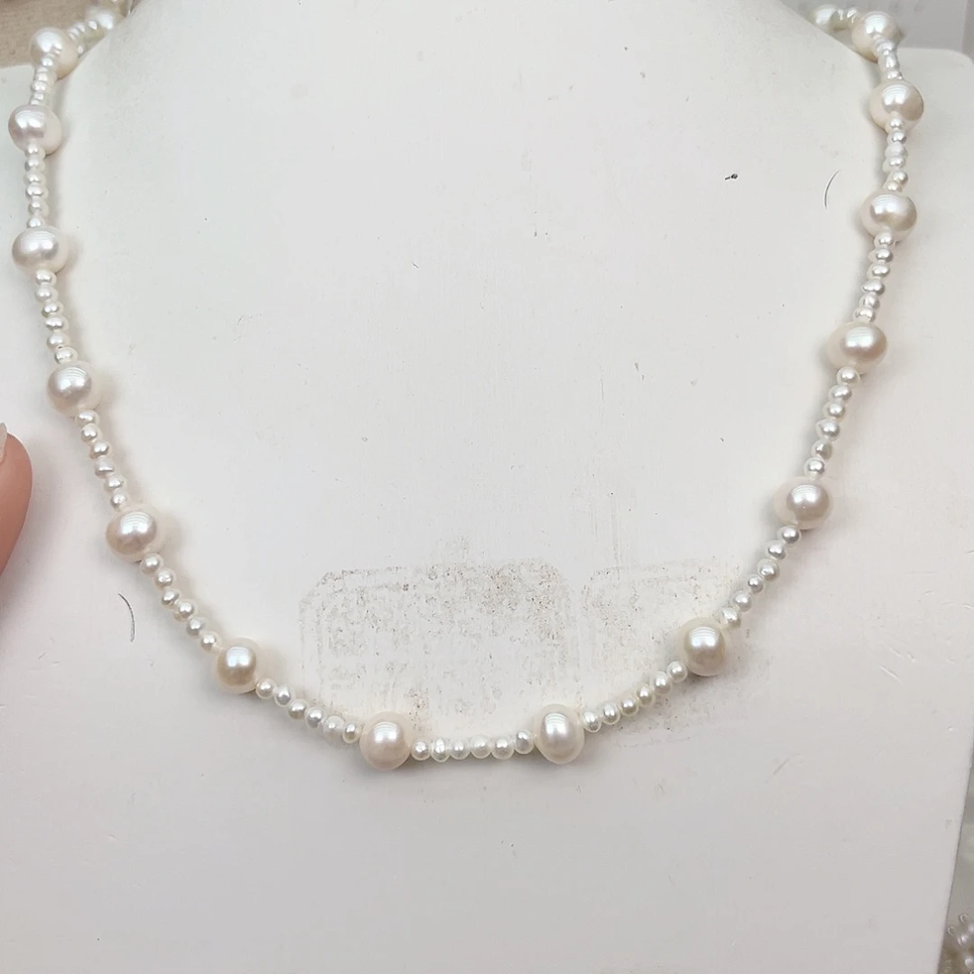 未镶嵌颈饰淡水珍珠