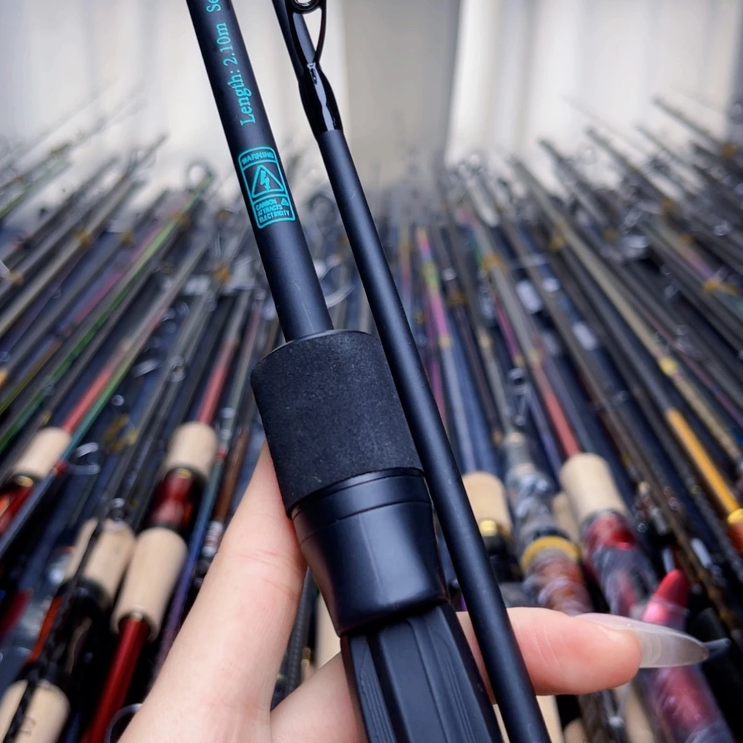 华***宝碳素3.8m2.1m路亚竿