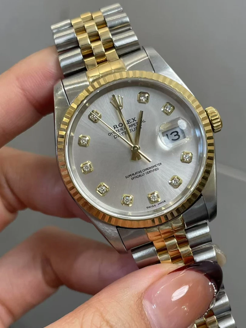 95新 Rolex/劳力士 大表姐/日志自动机芯男表16233表径36