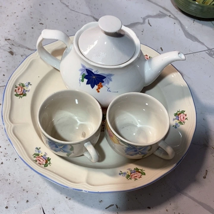 *****瓷片磁州窑老式茶具