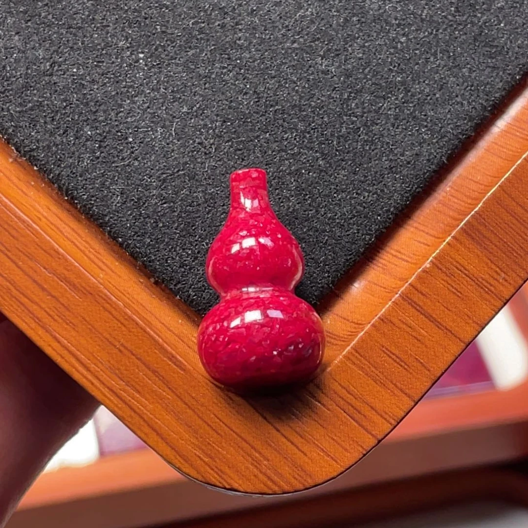 天然辰砂晶体砂葫芦