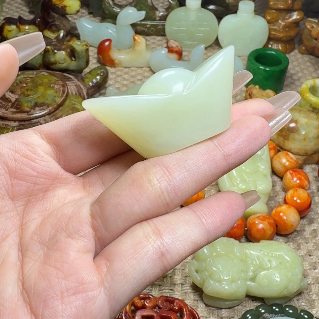 白玉菩提吊坠挂件