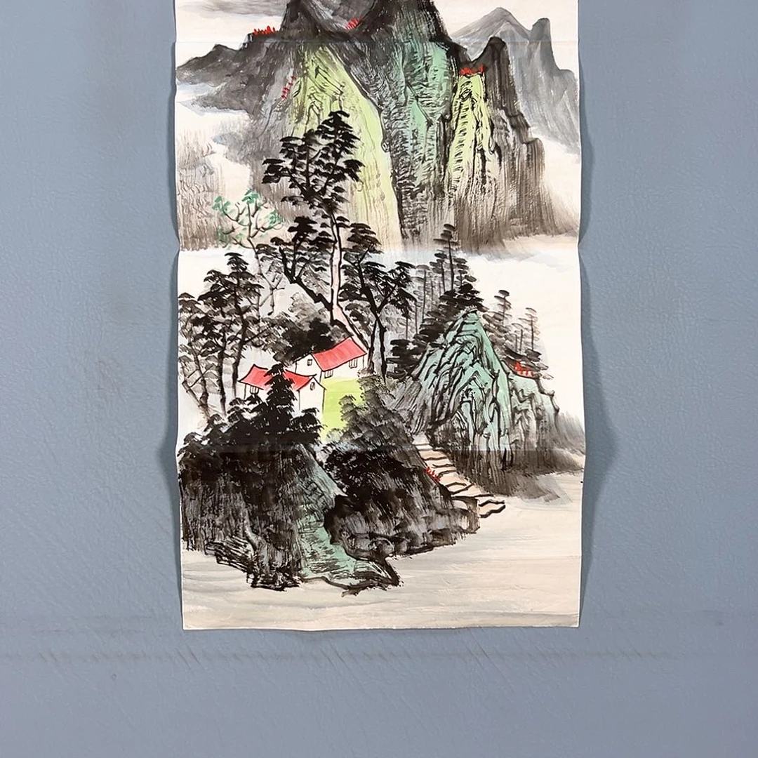 国画504 花鸟和蝴蝶在空中