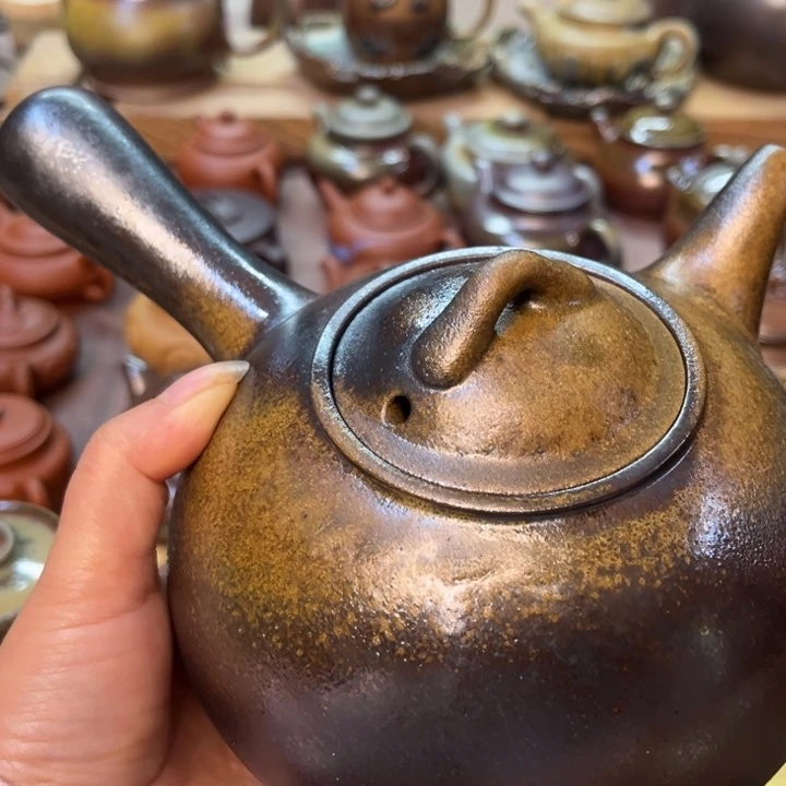 茶壶紫砂宜兴紫砂原矿泥料煮水壶