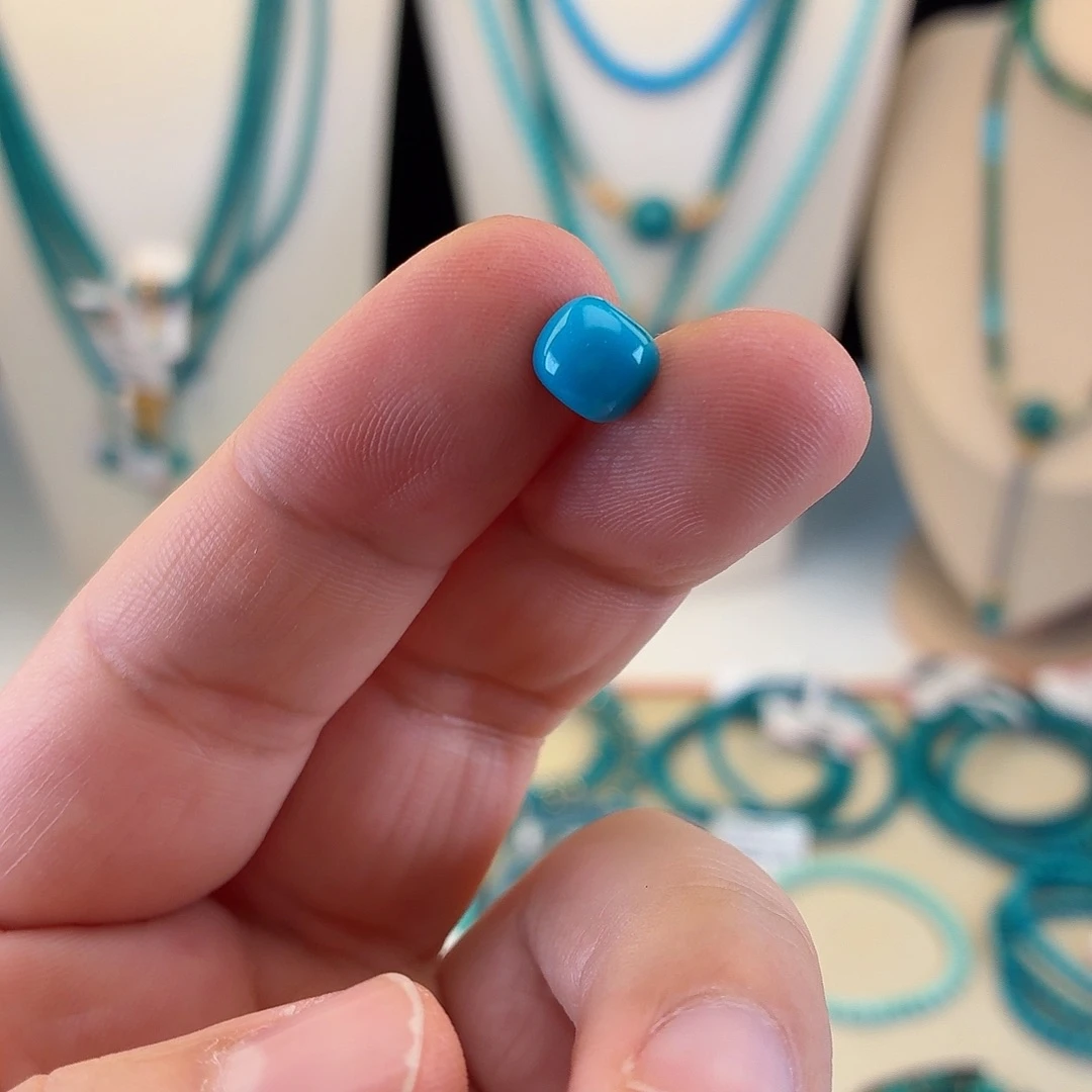 未镶嵌绿松石绿松石7.8mm