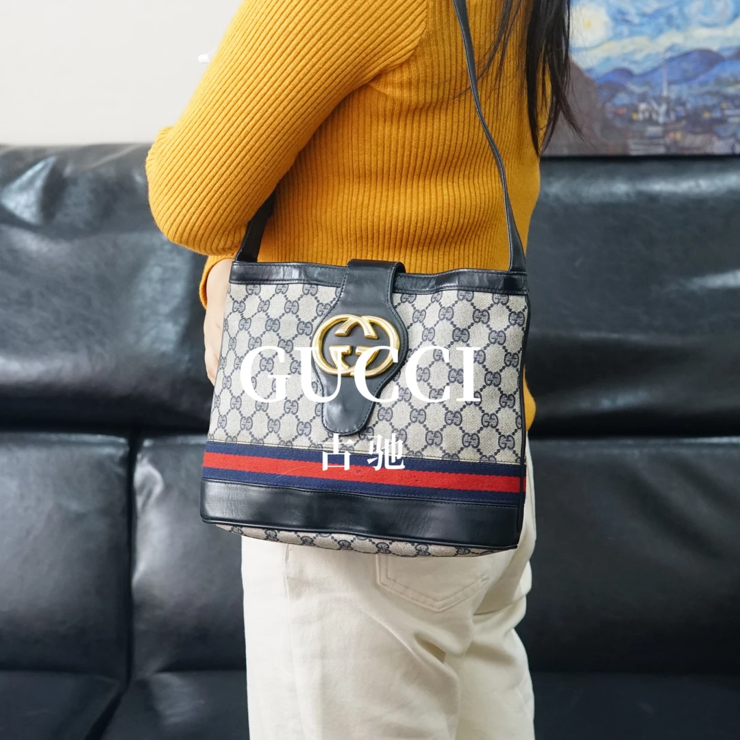95新 GUCCI/古驰 老花单肩包/XG12121195/1195