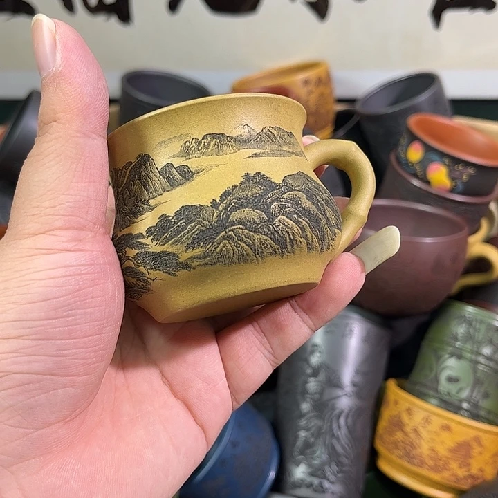 茶杯紫砂全手工紫砂主人杯