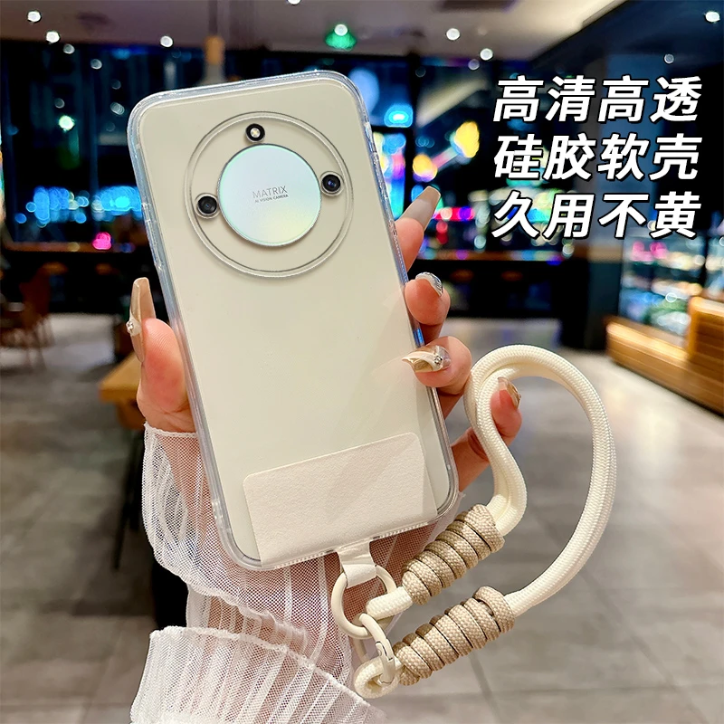 全透明软硅胶荣耀X40手机壳RMO-AN00精孔不发黄全包边简约大气女