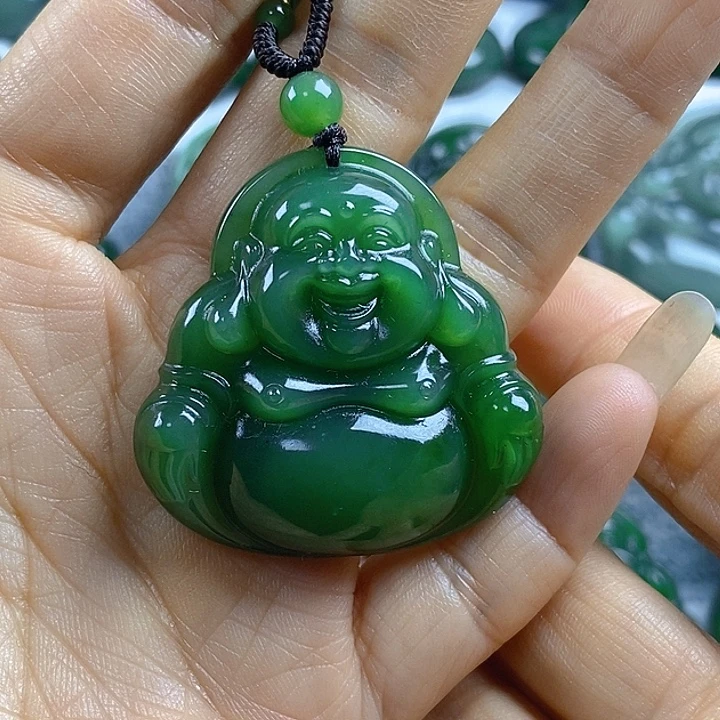 和田玉（碧玉）未镶嵌吊坠(不含链)39