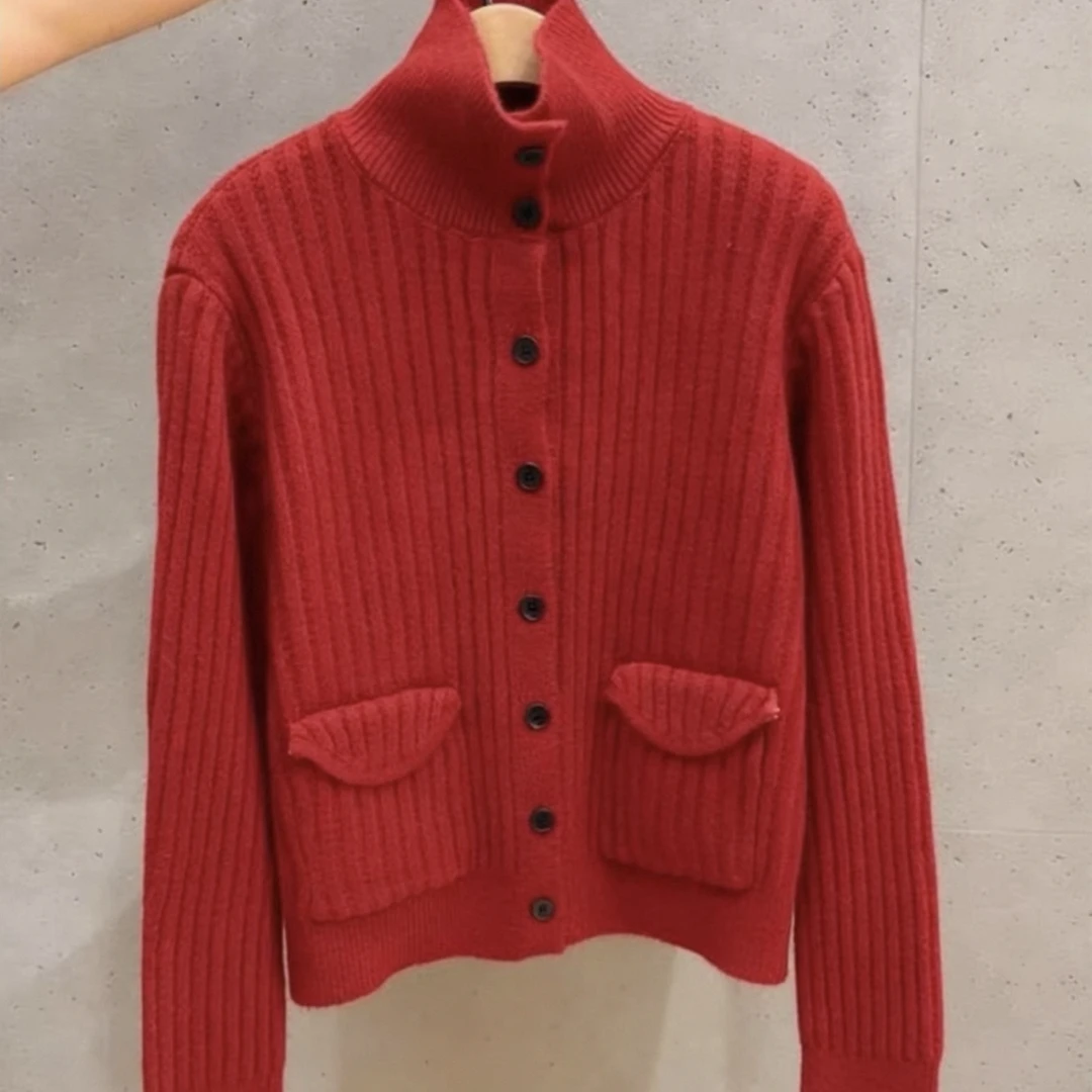 【公主屋现货】立领针织衫213