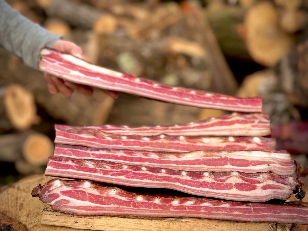 【3斤脆骨腊肉】 恩施柴火烟熏发货以直播间展示相同品质介意勿拍