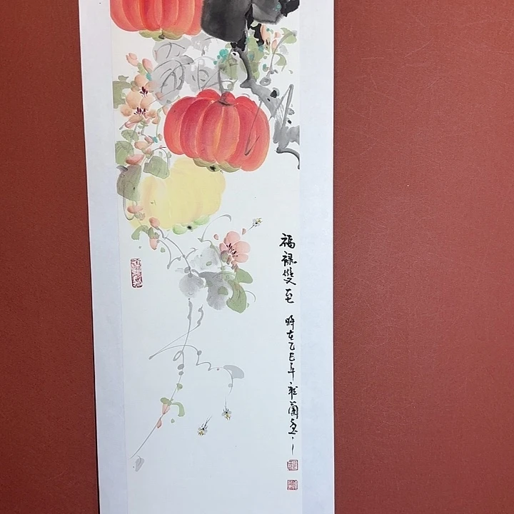 国画听兰老师花鸟