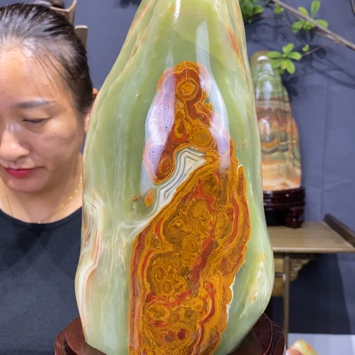 石材精品古青石摆件