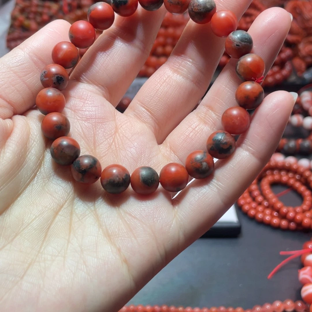 南红玛瑙手链未镶嵌