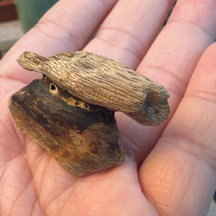 沉香摆件惠东虎斑棋1.5克