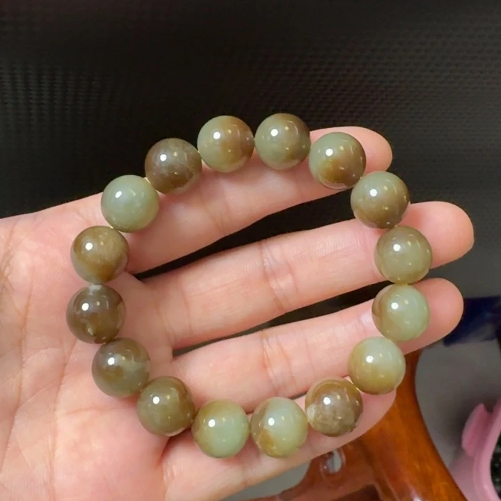 和田玉未镶嵌颈饰糖白12