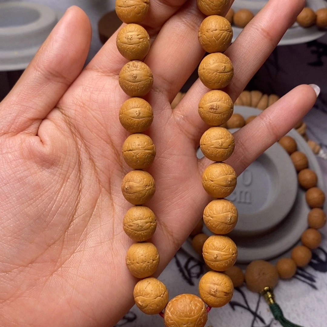 凤眼菩提吊坠手串