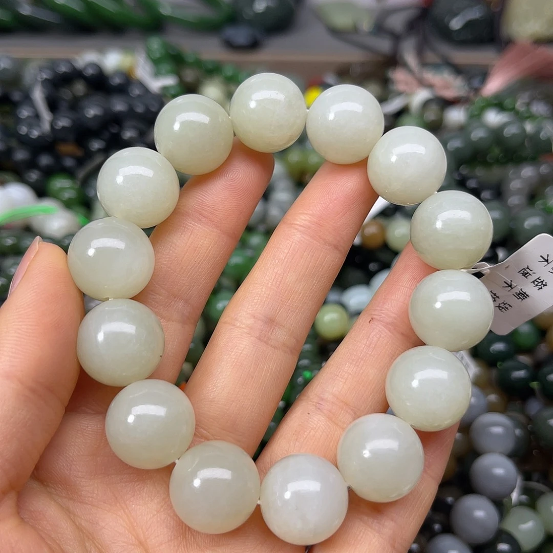 和田玉未镶嵌手链