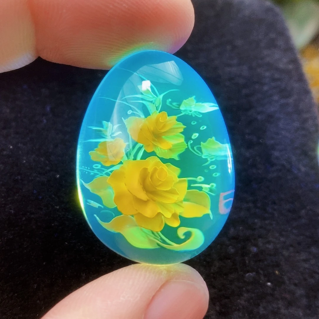 【闪购商品】蓝珀吊坠(不含链)未镶嵌