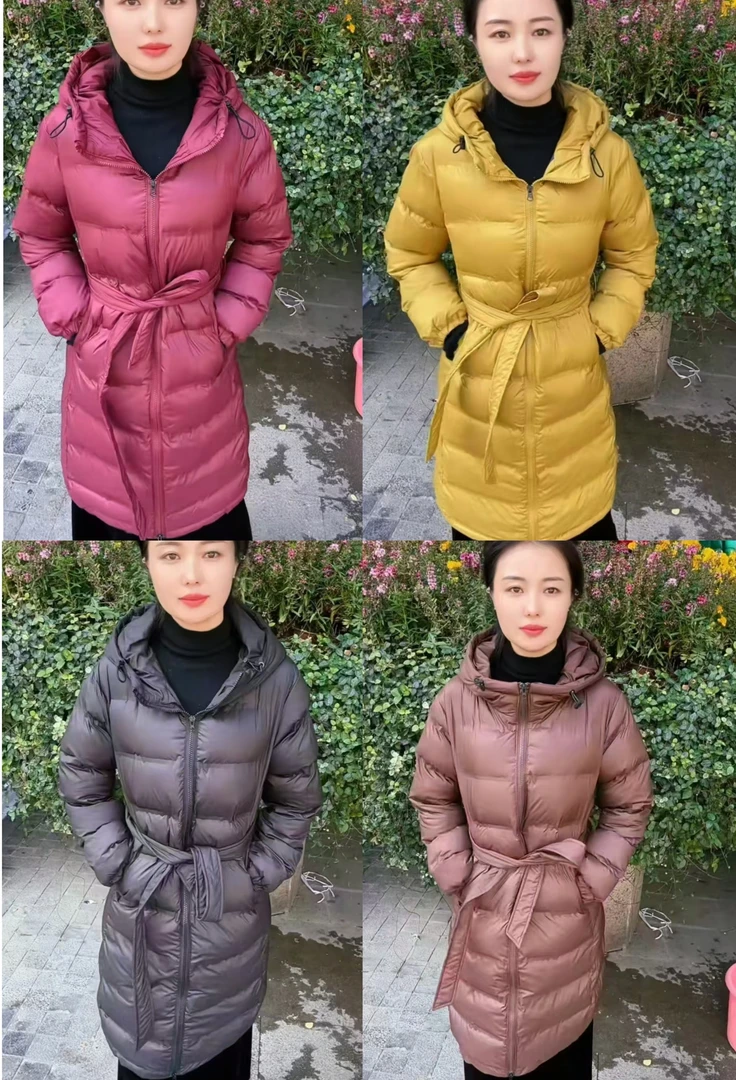 女装长款外套。