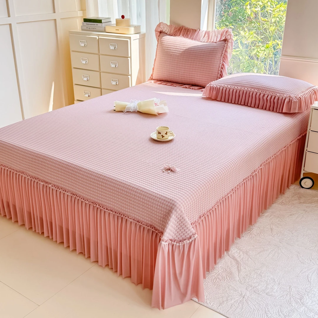 皇室嘉和蝴蝶凉席三件套冰丝凉感软凉席可机洗