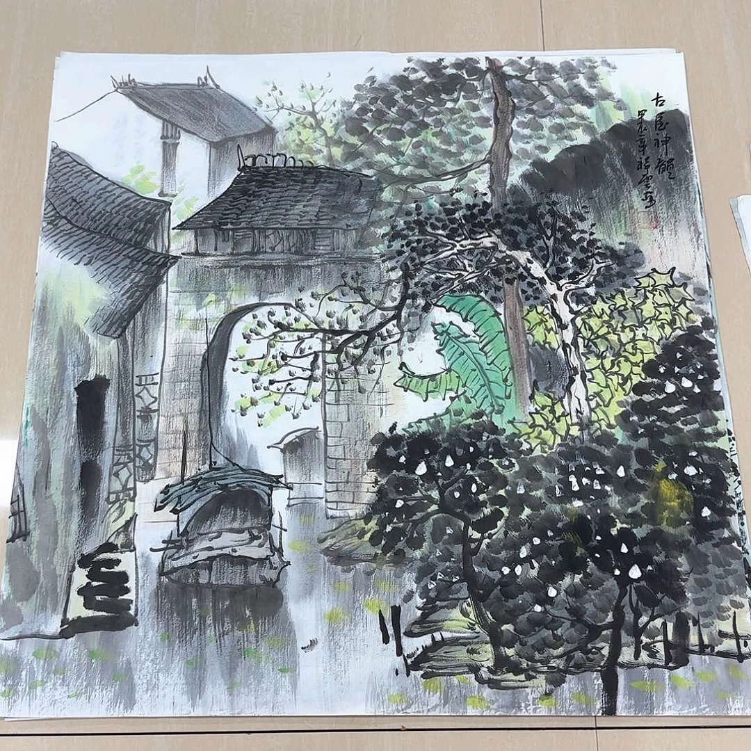 国画国画作品集一个