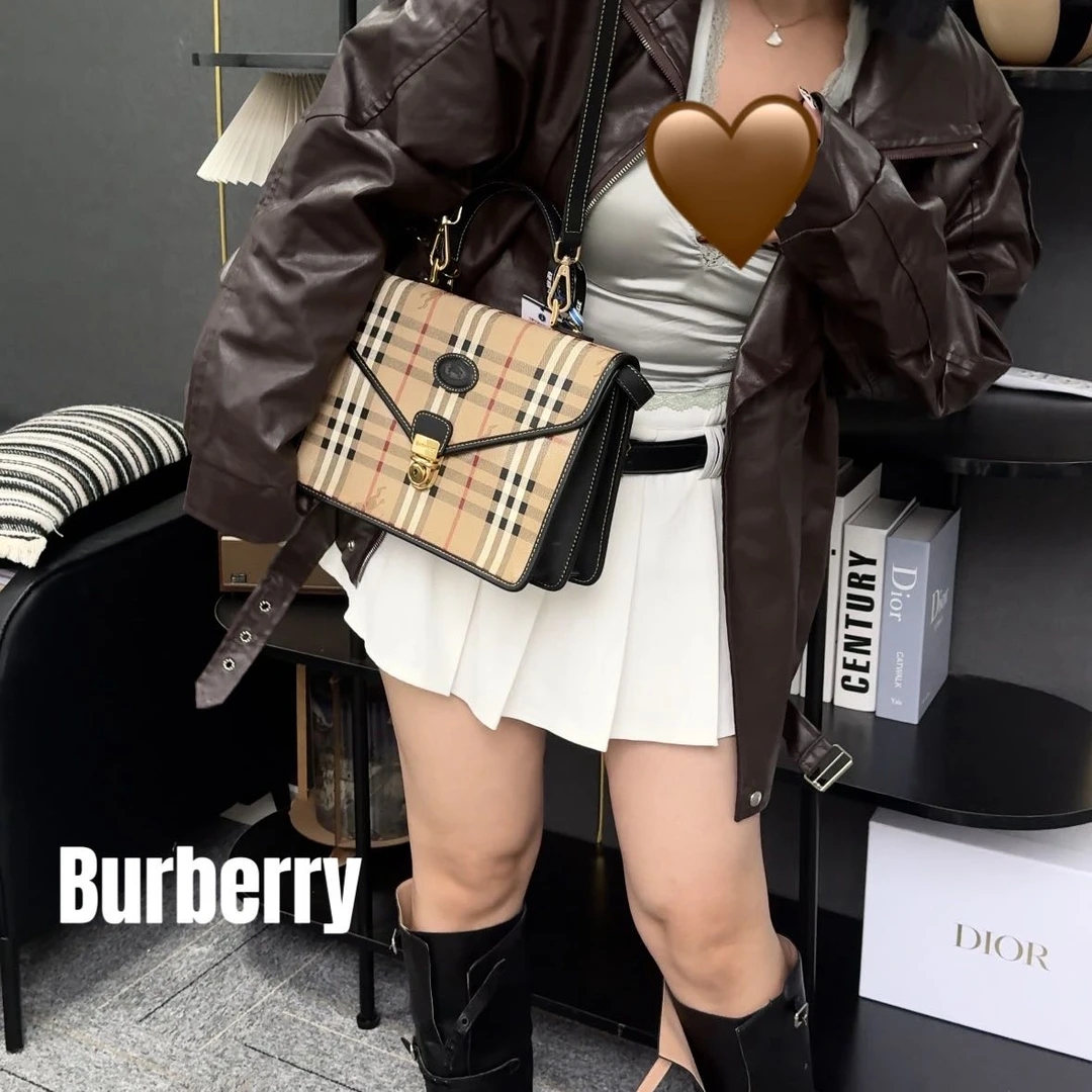 修复品619163/BURBERRY/博柏利公文凯莉包