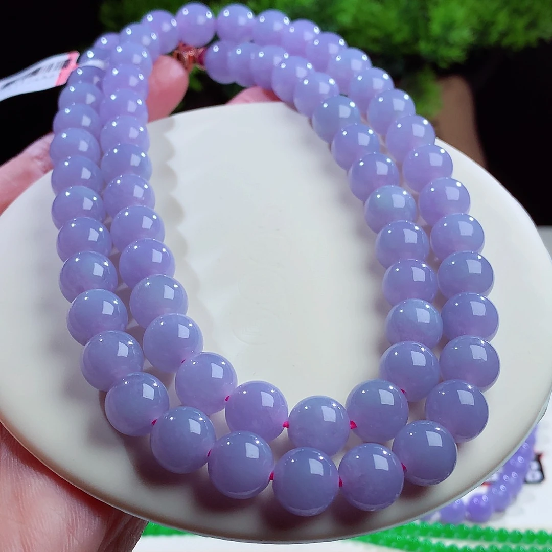 翡翠未镶嵌项链卡10mm