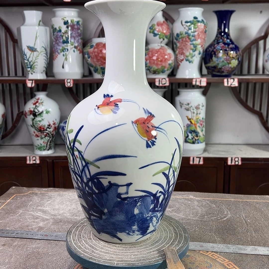 陶摆件景德镇陶瓷棒玉