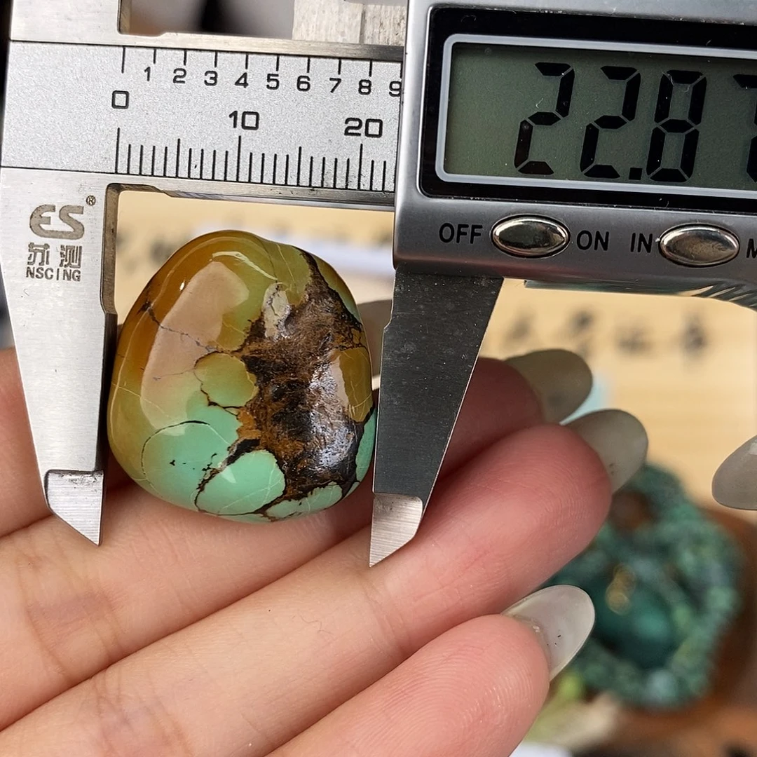 绿松石未镶嵌珠宝半成品小****