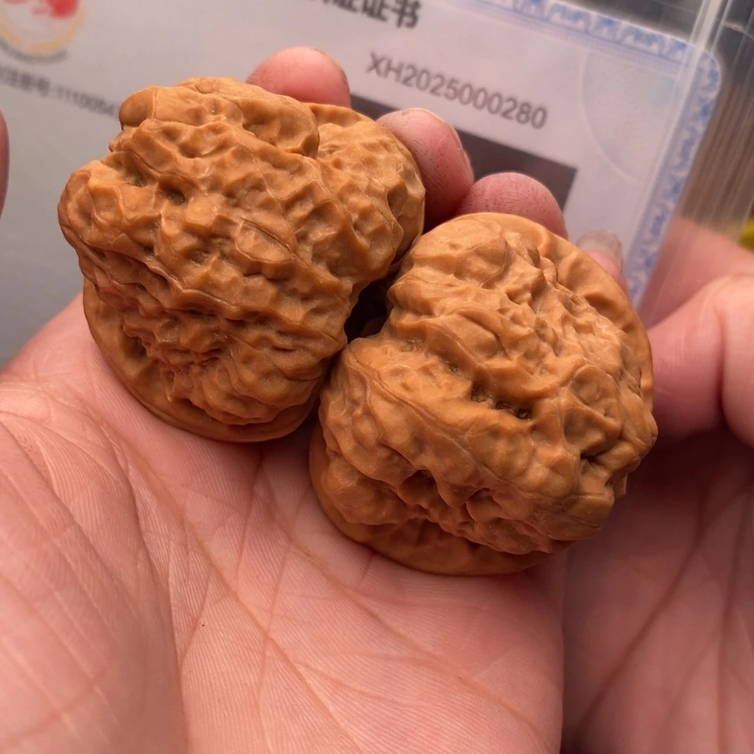 文玩核桃把件开背蛙40