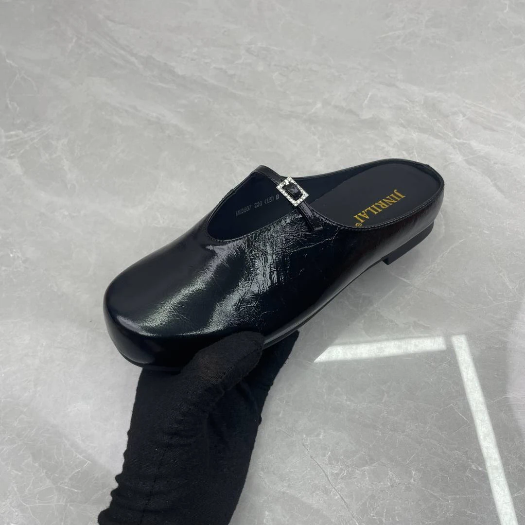 包头拖鞋女 (牛皮) M3807（孤品）f区39码