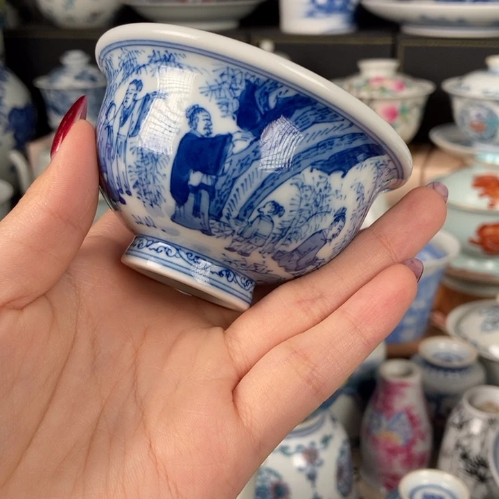 杯折葵非器竹林七贤小压手