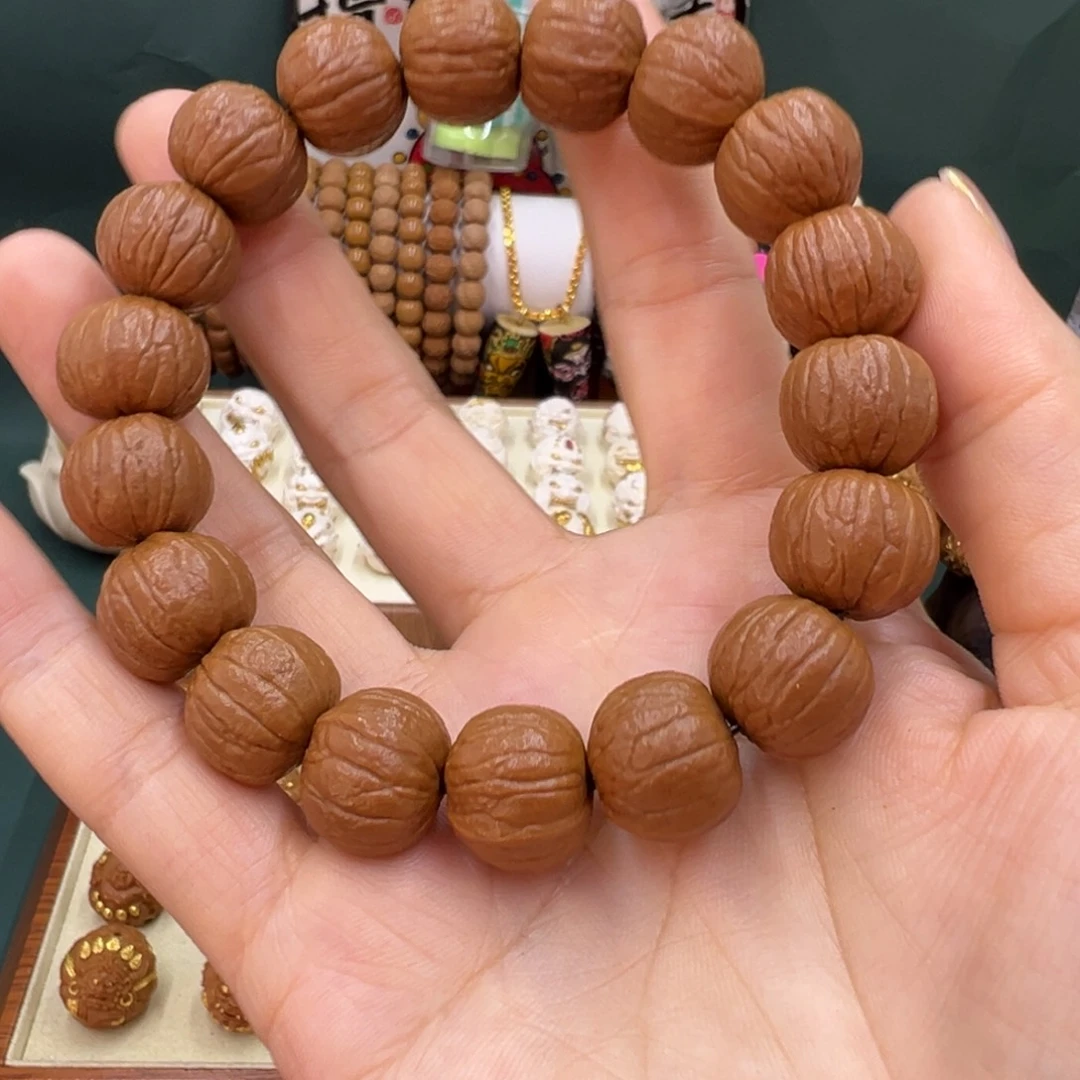 吊坠猴头核桃手串