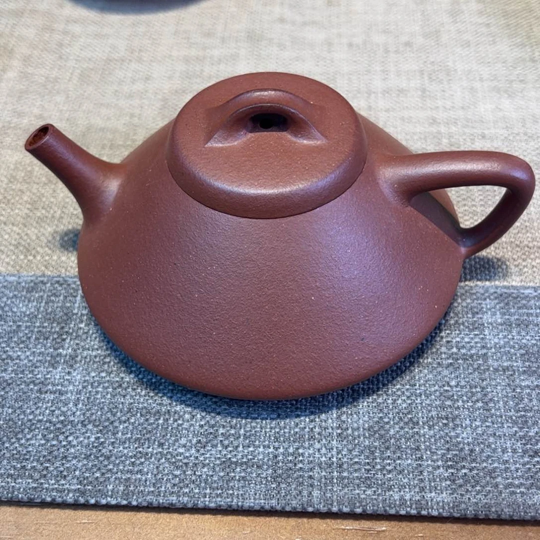 合瓢，容量160毫升，紫泥